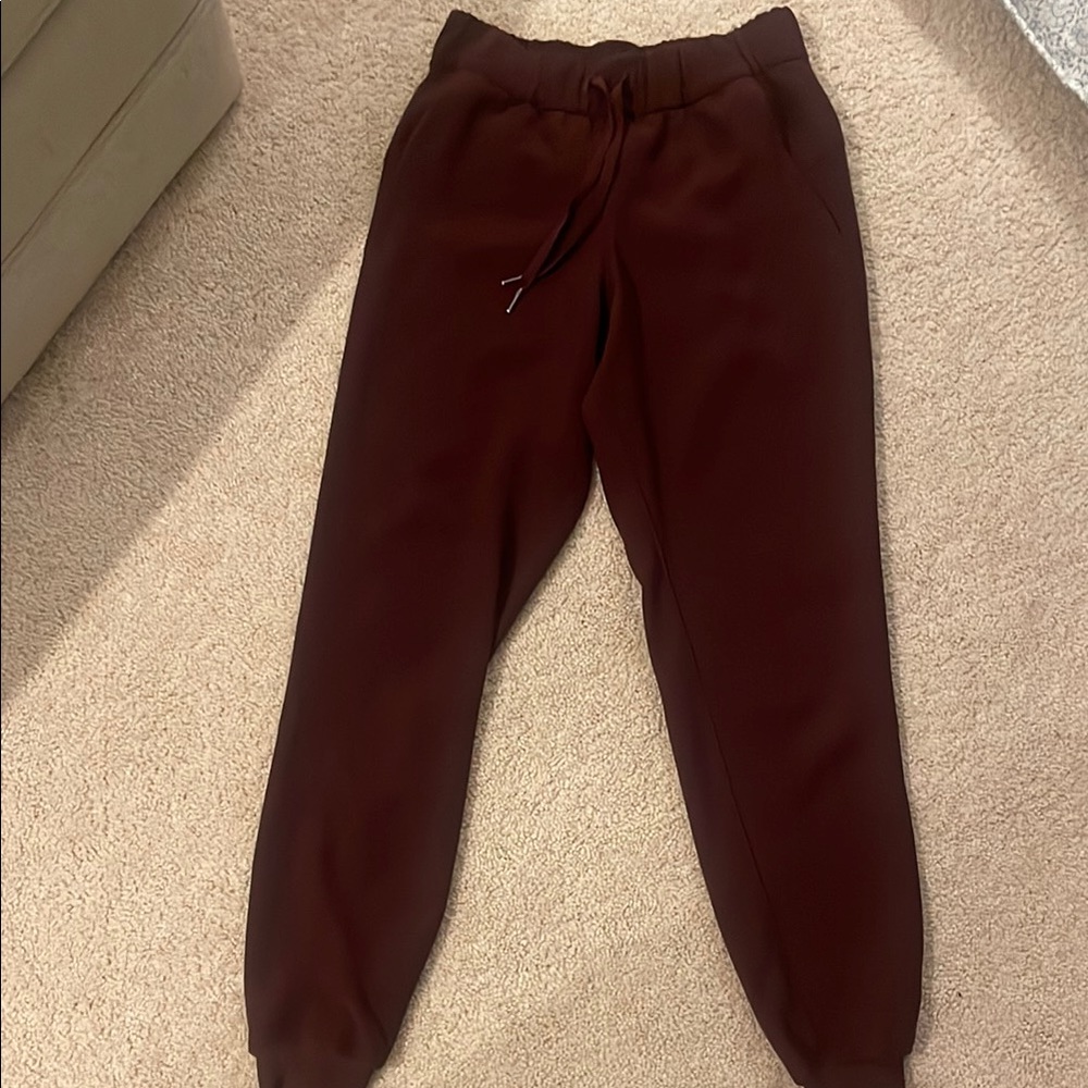 Lululemon Athletica Maroon Ankle Pants